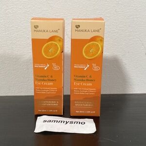 MANUKA LANE Vitamin C & Manuka Honey EYE CREAM 1.01 fl.oz , x2